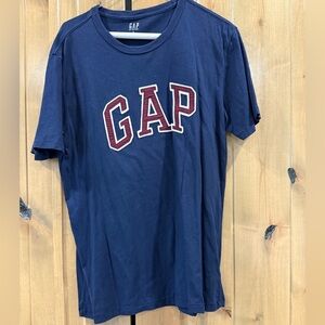 GAP Navy Tee with Burgundy Logo